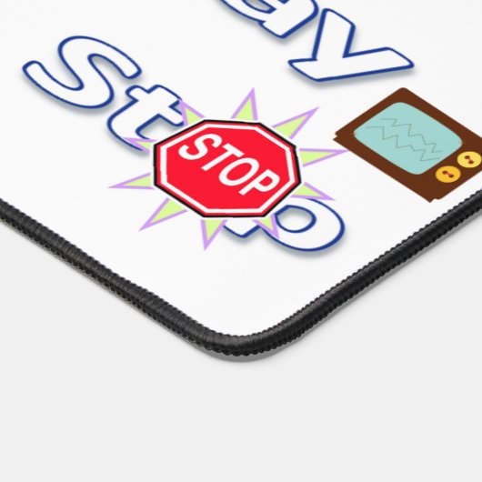 Empfang, Anhalten und Anhalten des Schreibtisches Schreibtischunterlage (Ecke)