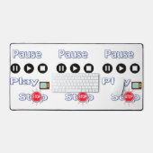 Empfang, Anhalten und Anhalten des Schreibtisches Schreibtischunterlage (Tastatur & Maus)