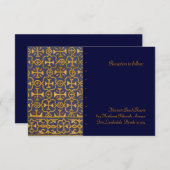 Empfang Begleitkarte (Vorne/Hinten)