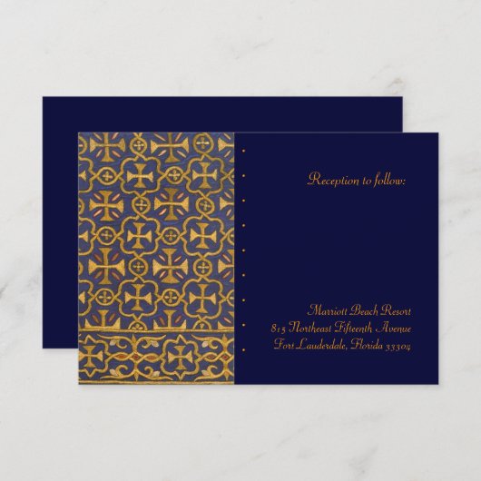 Empfang Begleitkarte (Vorne/Hinten)