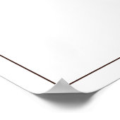 Empfang beim Tropical Monstera Beach Poster (Ecke)