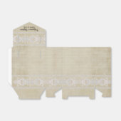 Empfang bevorzugt rustikale Spitzen mit alter Vint Geschenkschachtel (Ungefaltet)