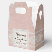 Empfang bevorzugt rustikale Spitzen mit alter Vint Geschenkschachtel (Geöffnet)