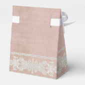 Empfang bevorzugt rustikale Spitzen mit alter Vint Geschenkschachtel (Rückseite)