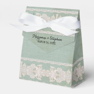 Empfang bevorzugt rustikale Spitzen mit alter Vint Geschenkschachtel