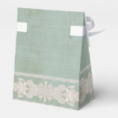 Empfang bevorzugt rustikale Spitzen mit alter Vint Geschenkschachtel (Rückseite)