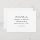 Empfang Card - Die beste Suite Einladung (Vorne/Hinten)