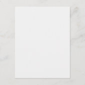 Empfang Cards Begleitkarte (Rückseite)