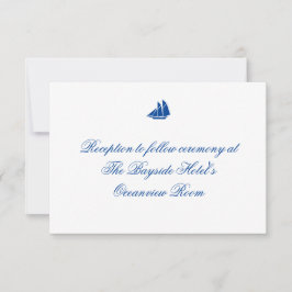 Empfang Cards "On Sea" Einladung