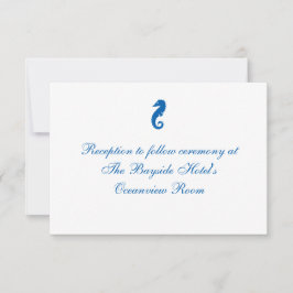 Empfang Cards "Sea Horse Serenity" Einladung