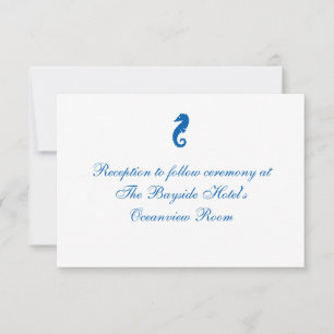 Empfang Cards "Sea Horse Serenity" Einladung