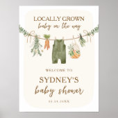 Empfang der bäuerlichen Baby-Dusche auf dem Markt Poster (Vorne)