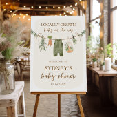 Empfang der bäuerlichen Baby-Dusche auf dem Markt Poster