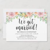 Empfang der Blumenromantik Einladungskarte Einladung (Vorderseite)