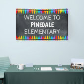 Empfang der Crayons School Banner (Messeveranstaltung)