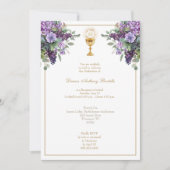 Empfang der Deacon Priest Ordination Einladung (Vorderseite)