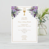 Empfang der Deacon Priest Ordination Einladung (Stehend Vorderseite)