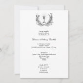 Empfang der Deacon Priest Ordination Einladung (Vorderseite)