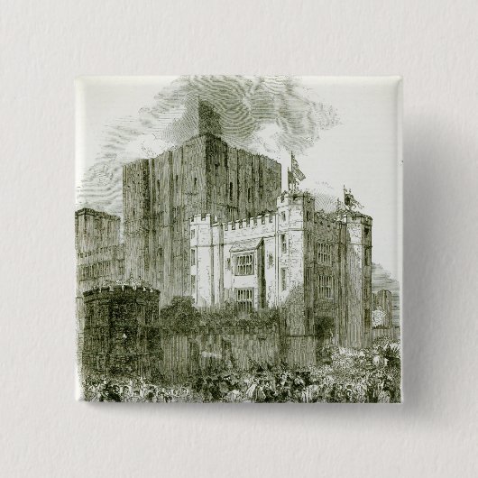 Empfang der Königin Elizabeth bei Kenilworth Button (Vorderseite)