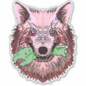 Empfang des Albtraums Aufkleber (Vorderseite)