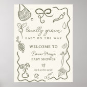 Empfang des lokalen Baby Rustic Bauern auf dem Mar Poster (Vorne)