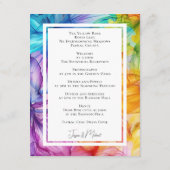 Empfang DETAILS Ethereal Bloom Begleitkarte (Rückseite)