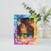 Empfang DETAILS Ethereal Bloom Begleitkarte (Stehend Vorderseite)