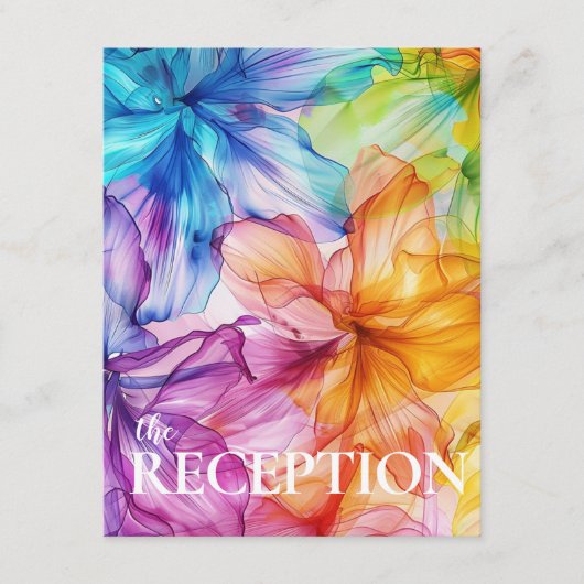 Empfang DETAILS Ethereal Bloom Begleitkarte (Vorderseite)