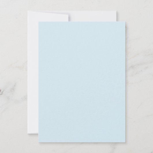 Empfang Details Rustikaler Eukalyptus Foliage Blau Einladung (Rückseite)