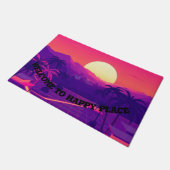 Empfang durch die Türmatte am Happy Place | Retro  (Schrägansicht)