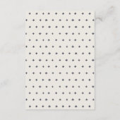 Empfang einer Hochzeitsempfehlung mit nativen Bank Begleitkarte (Rückseite)