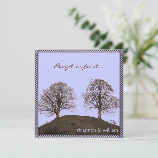 Empfang Einladung (Stehend Vorderseite)