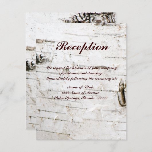 Empfang Einladung (Vorne/Hinten)