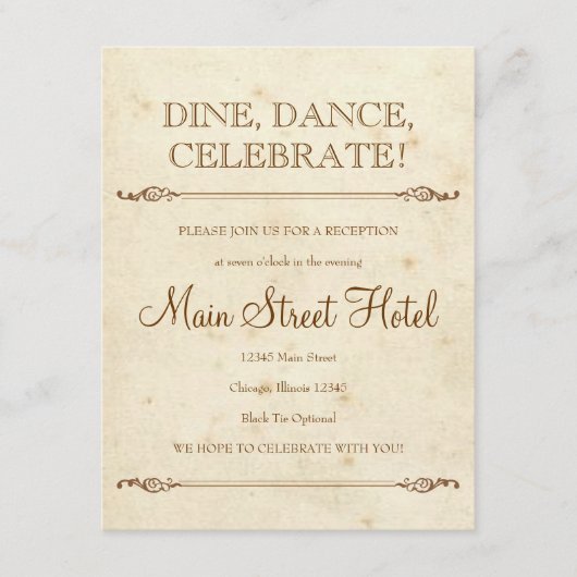 Empfang-Einsteckkarte für Storybook Begleitkarte (Vorderseite)