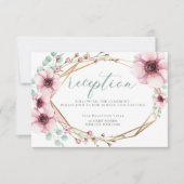 EMPFANG | Frische Frühlingsblumen und Blätter Einladung (Vorderseite)