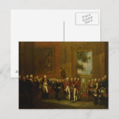 Empfang für den Herzog von York in Sanssouci Postkarte (Vorne/Hinten)