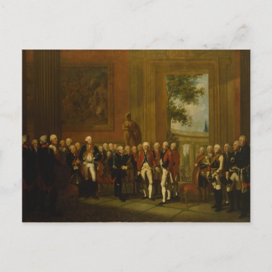 Empfang für den Herzog von York in Sanssouci Postkarte (Vorderseite)