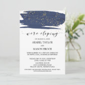 Empfang für die Marine und die Goldene Eloption Einladung (Stehend Vorderseite)