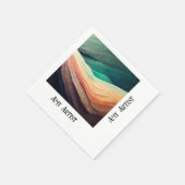 Empfang für künstlerische Werbekunst Serviette (Ecke)