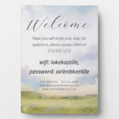 Empfang im Haus Bild und Logo WiFi Fotoplatte (Vorderseite)