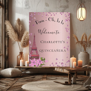 Empfang im Quinceanera Paris Poster