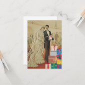 Empfang Karte (Vorderseite/Rückseite Beispiel)