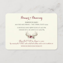 Empfang-Karte für Blumenankleber