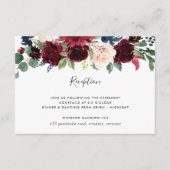 Empfang-Karte für Radialblüten Begleitkarte (Vorderseite)