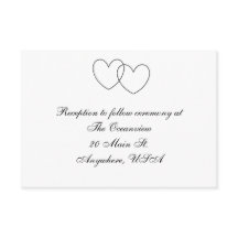 Empfang-Karten "Blockieren der Herzen"