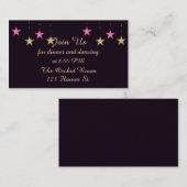 Empfang-Karten für arabische Nächte Begleitkarte (Vorne/Hinten)