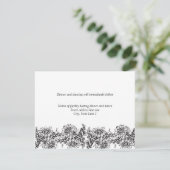 Empfang-Karten für Hochzeiten Einladung (Stehend Vorderseite)