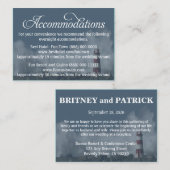 Empfang-Karten für Leuchtturmunterkünfte Begleitkarte (Vorne/Hinten)