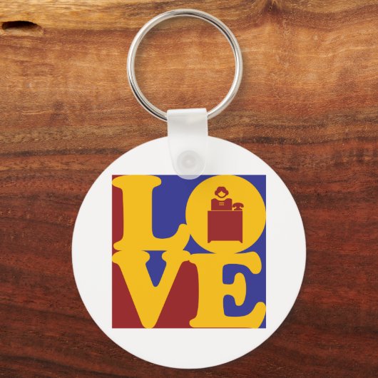 Empfang Liebe Schlüsselanhänger (Vorderseite)