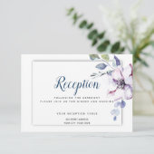 Empfang | Mute Apple Greenery Einladung (Stehend Vorderseite)